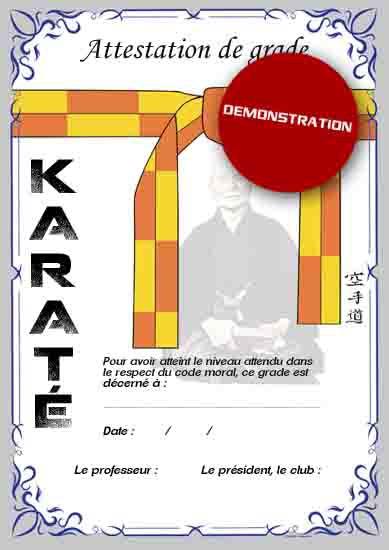 Ceinture karate hotsell jaune orange